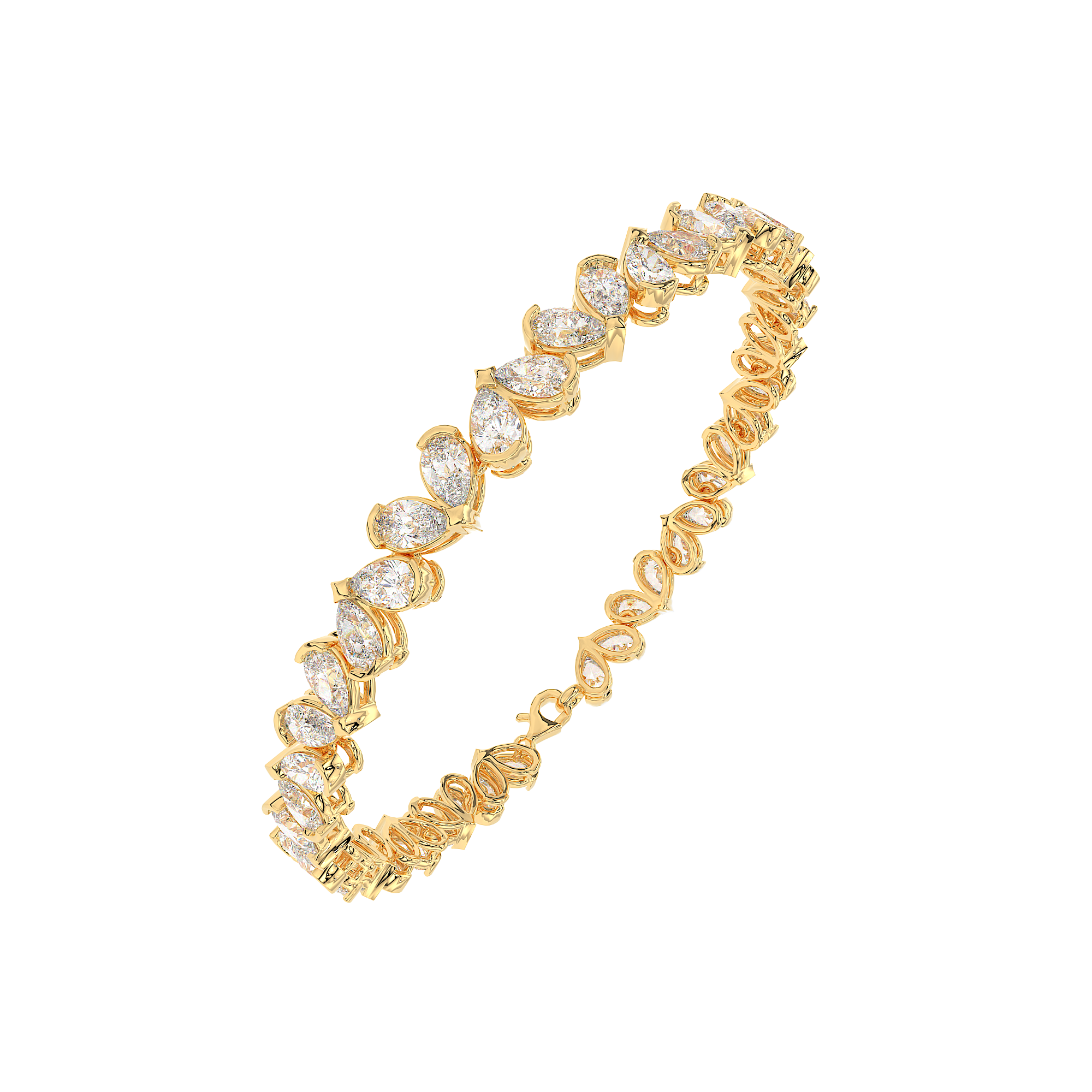 Pear Marquise Tennis Bracelet