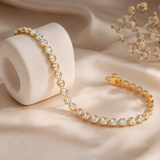 Graduated V Tennis Bracelet