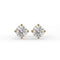 1 CT Round Cut Moissanite Solitaire Stud Earrings