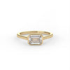 Emerald Cut Bezel Ring