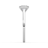Emerald Cut Bezel Ring