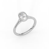 Cushion Cut Bezel Ring