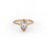 Marquise Diamond Bezel Ring