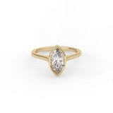 Marquise Diamond Bezel Ring