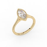Marquise Diamond Bezel Ring