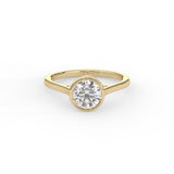 Round Diamond Bezel Ring