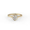Heart Cut Diamond Bezel Solitaire Ring