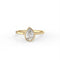 Pear Cut Diamond Bezel Solitaire Ring
