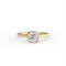 Radiant Cut Bezel Solitaire Ring