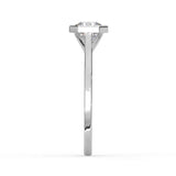 Radiant Cut Bezel Solitaire Ring