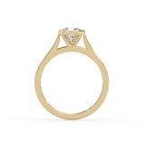 Radiant Cut Bezel Solitaire Ring