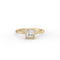 Princess Cut Diamond Bezel Solitaire Ring
