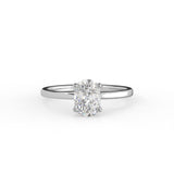 Cushion Cut Solitaire Ring