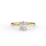 Cushion Cut Solitaire Ring