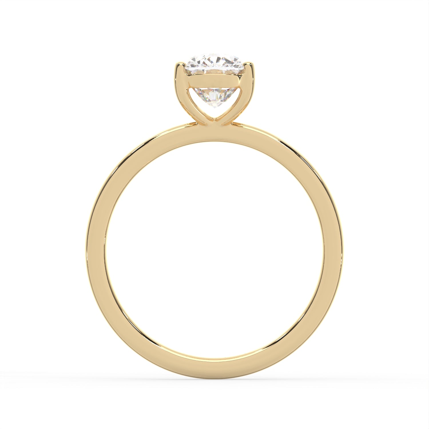 Cushion Cut Solitaire Ring