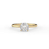 Square Cushion Solitaire Ring