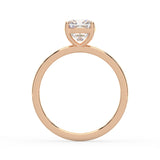 Square Cushion Solitaire Ring