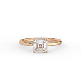 Asscher Cut Solitaire Ring