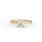 Asscher Cut Solitaire Ring