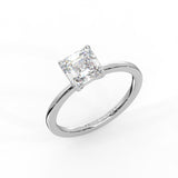 Asscher Cut Solitaire Ring