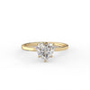 Heart Cut Solitaire Ring