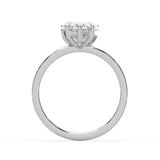 Heart Cut Solitaire Ring