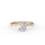 Oval Cut Solitaire Ring