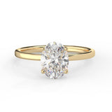1.09 Carat Oval Cut Moissanite Solitaire Ring (Copy)