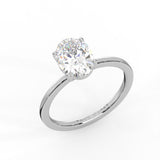 Oval Cut Solitaire Ring