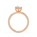 Pear Cut Solitaire Ring