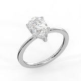 Pear Cut Solitaire Ring