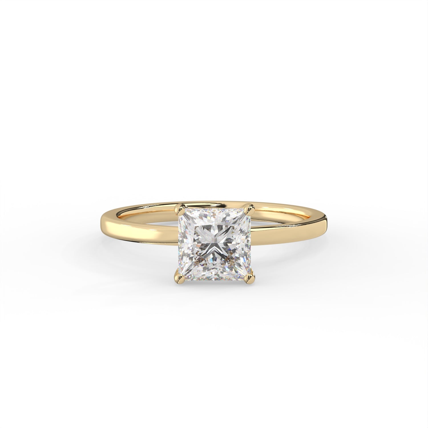 Princess Cut Solitaire Ring
