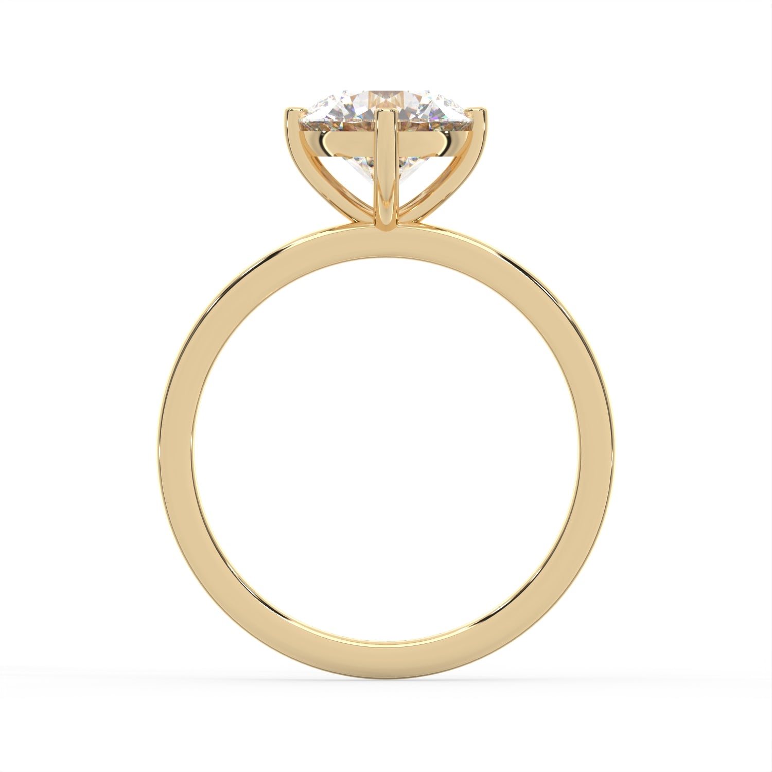 Round Diamond Solitaire Ring
