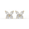 Butterfly Diamond Stud Earrings