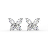 Butterfly Diamond Stud Earrings