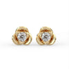 Rose Flower Stud Earrings