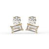 Round Baguette Toi Moi Earrings