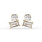 Round Baguette Toi Moi Earrings
