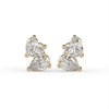 Heart Cluster Stud Earrings