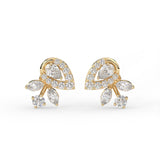 Pear Leaf Drop Earrings