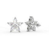 Marquise Star Stud Earrings