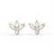Marquise Leaf Stud Earrings
