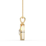 Round Open Teardrop Pendant