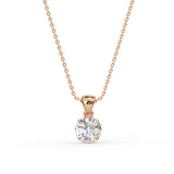 Round Solitaire Pendant