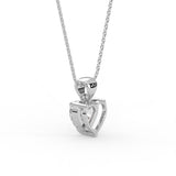 Heart Pave Pendant