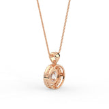 Round Halo Pendant